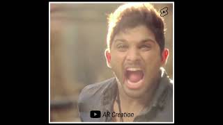 South Status video  Allu Arjun Attitude Status video  Boys Attitude video  WhatsApp video [upl. by Neeuq]