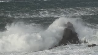 Tempête DARRAGH du 8 Décembre 2024  💨  Finistère  29   tempête vent vagues bretagne ocean [upl. by Anahsor]