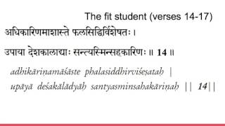 Vivekachudamani chanting verse 1115 3 [upl. by Llerraj92]