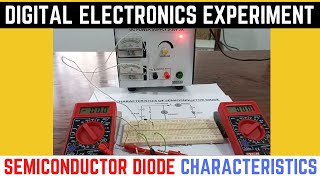 Semiconductor Diode characteristics Experiment  I V characteristics of diode lab report [upl. by Tate]