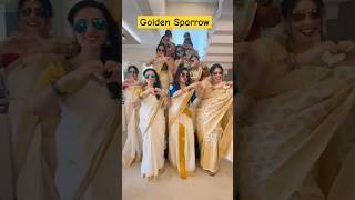 Golden Sparrow reels  🏵️ 🛶 🌼 🌴 🥥 Onam dance 2024 [upl. by Klara]