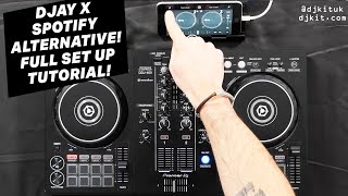 Algoriddim Djay Pro Spotify solution using Pioneer DDJ400 amp DDJSB3  SET UP TUTORIAL TheRatcave [upl. by Leiram]