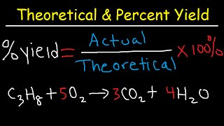 How To Calculate Theoretical Yield and Percent Yield [upl. by Orag]