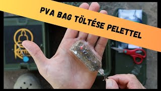 PVA bag töltése pelettel [upl. by Arelc]