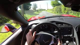 Chevrolet Corvette C7 Stingray 62 V8  POV Test Drive [upl. by Vas295]