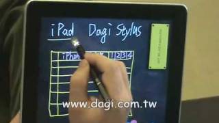 DAGi release iPad Stylus\ iPad Styli\ iPad Pen P501 DAGi Stylus [upl. by Harak]