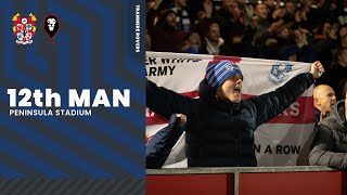 Feature  7 minutes of away day limbs  12th Man Salford City [upl. by Damara]