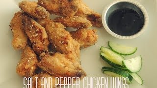 Salt and pepper chicken wings [upl. by Ilrahs]