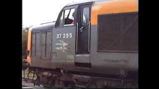 37255 with a ballast train at Kirby Muxloe [upl. by Kattie]