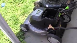 EarthwiseBattery Powered Lawn Mower Unboxing Review and Test [upl. by Adnarb]