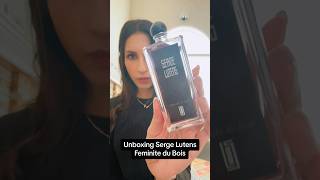 Serge Lutens Feminite du Bois unboxing perfume fragrance [upl. by Arama479]