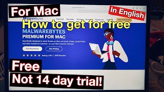 How to Download malwarebytes for Mac for free Not 14 day trial Malwarebytes free version for Mac [upl. by Noreh]