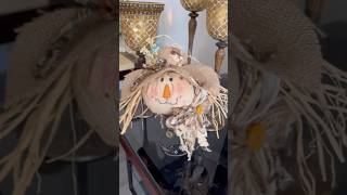 DIY Rusty Bedspring Scarecrow for fall crafts and decor on a budget falldecor [upl. by Chow]