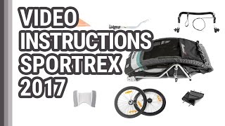 Sportrex Qeridoo Aufbau ohne Sprecher Bike Trailer [upl. by Baoj549]