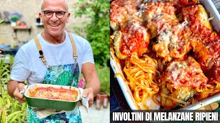 INVOLTINI DI MELANZANE RIPIENE DI PASTA al forno  Chef Max Mariola [upl. by Lak]