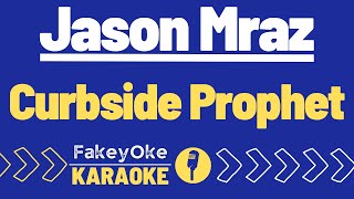 Jason Mraz  Curbside Prophet Karaoke [upl. by Lotsyrk]