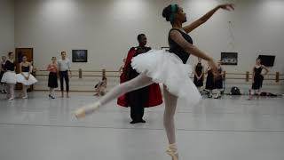 LakeCities Ballet Theatre rehearses quotLe Ballet de Draculaquot [upl. by Nerek]