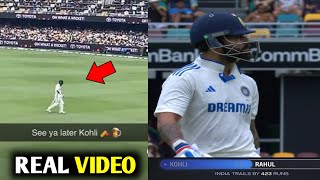 Virat kohli wicket Video Today  Virat kohli wicket today full highlights  virat kohli out video [upl. by Zailer]