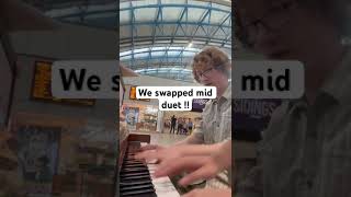 We swapped mid duet piano boogiewoogie music [upl. by Yllah]