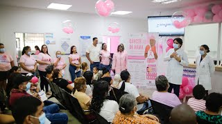 Hospital Materno Infantil remodela Consultorios Rosados en el mes de la lucha contra Cáncer de Mama [upl. by Cornel]