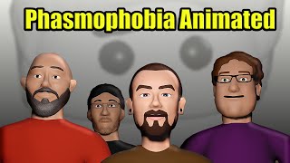 PHASMOPHOBIA ANIMATED Compilation  Markiplier Jacksepticeye Muyskerm and Lordminion777 [upl. by Eltotsira892]