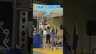 EMAN 67 SLAMDUNK 👀🔥👏 basketballteam BasketballSlamdunk slamdunk l fypyoutube basketballgame [upl. by Radie]