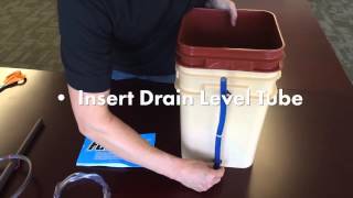 How to install a General Hydroponics GH4120 WaterFarm Hydroponic Garden [upl. by Craw]