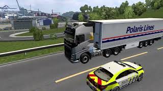 ETS2 frederikshavn DK to kristiansand DK Volvo FH16 500 [upl. by Joris]