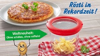 RöstiBlitz von Betty Bossi  Rösti in Rekordzeit [upl. by Elac]