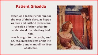 The story of Patient Griselda  short stories [upl. by Turrell]