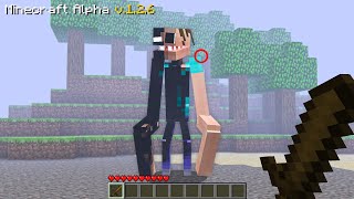 Surviving Minecrafts Forgotten Alpha Version [upl. by Notsew786]