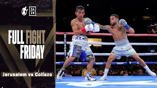 Full Fight  Melvin Jerusalem vs Oscar Collazo Pupilo Looks To Become PRs Fastest Champion FREE [upl. by Evelyn679]