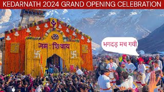 Kedarnath Dham Yatra Opening 2024 Grand Celebration ceremony live [upl. by Icyaj278]