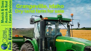 SOLD Dryland Farm Ground For Sale 1207 Lukes Gulch Rd Grangeville ID 1105510101 [upl. by Anialem]