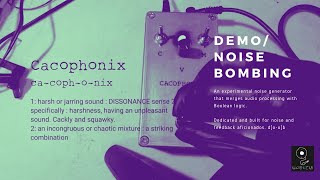 Cacophonix  noise synthesizer  official demo [upl. by Ylrae388]