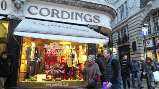 January Sales Shopping  Cordings of Piccadilly London [upl. by Swirsky261]