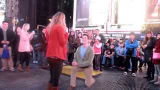 Times Square Proposal Fail [upl. by Mialliw222]