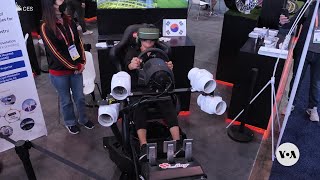 CES 2024 Consumer Electronics Show Highlighting Tech Artificial Intelligence  VOANews [upl. by Ennadroj]