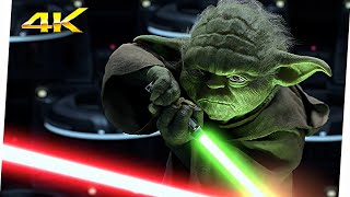 Yoda vs Palpatine  Star Wars La Venganza De Los Sith 2005 Movie Clip 4K Ultra HD LATINO [upl. by Entwistle]