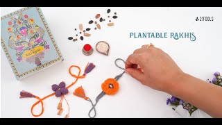 Plantable Rakhi by 21 Fools that grows into a plant [upl. by Gordie]