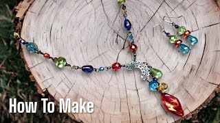 Learn How To Make A Colorful Beaded Necklace  Sams Bead Box [upl. by Aelak]