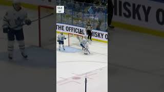 Woll with a HUGE SAVE on the Breakaway leafs nhl lightning hockey [upl. by Harbard883]