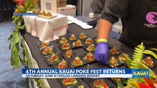 4th Annual Kauai Poke Fest kicks off [upl. by Danit]