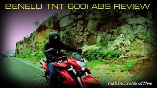 Benelli TNT 600i ABS 2016 First Ride Review Walkaround BikesDinos [upl. by Assiron571]