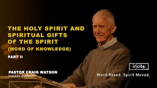 20 October 2024  Sunday PM  The Holy Spirit and Spiritual gifts of The Spirit  Part II Pr Craig [upl. by Landsman]