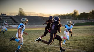 Porterville Renegades vs Lemoore Tigers Purple  Week 10 [upl. by Aeirdna155]