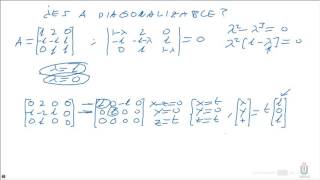 Diagonalizacion matriz no diagonalizable [upl. by Deerdre894]