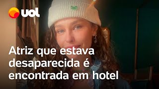 Maidê Mahl Atriz que estava desaparecida é encontrada ferida em hotel em SP [upl. by Rubenstein]