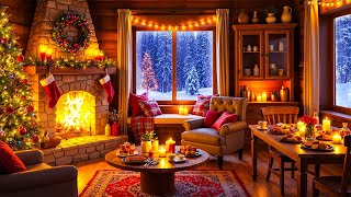 247 Cozy Christmas Fireplace Instrumental 🔥Relaxing Christmas Music Fireplace 🎅 Christmas Ambience [upl. by Hadeis]