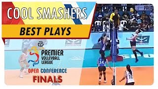 PVL OC 2018 Michele Gumabao ends LONG rally with down the line hammer  CCS  Best Plays [upl. by Dopp]